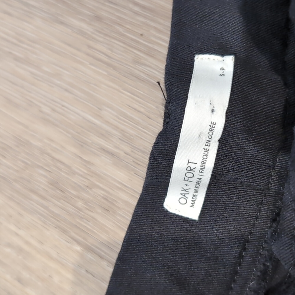 Oak and Fort High Rise Black Tailored Shorts - Picture 4 of 9